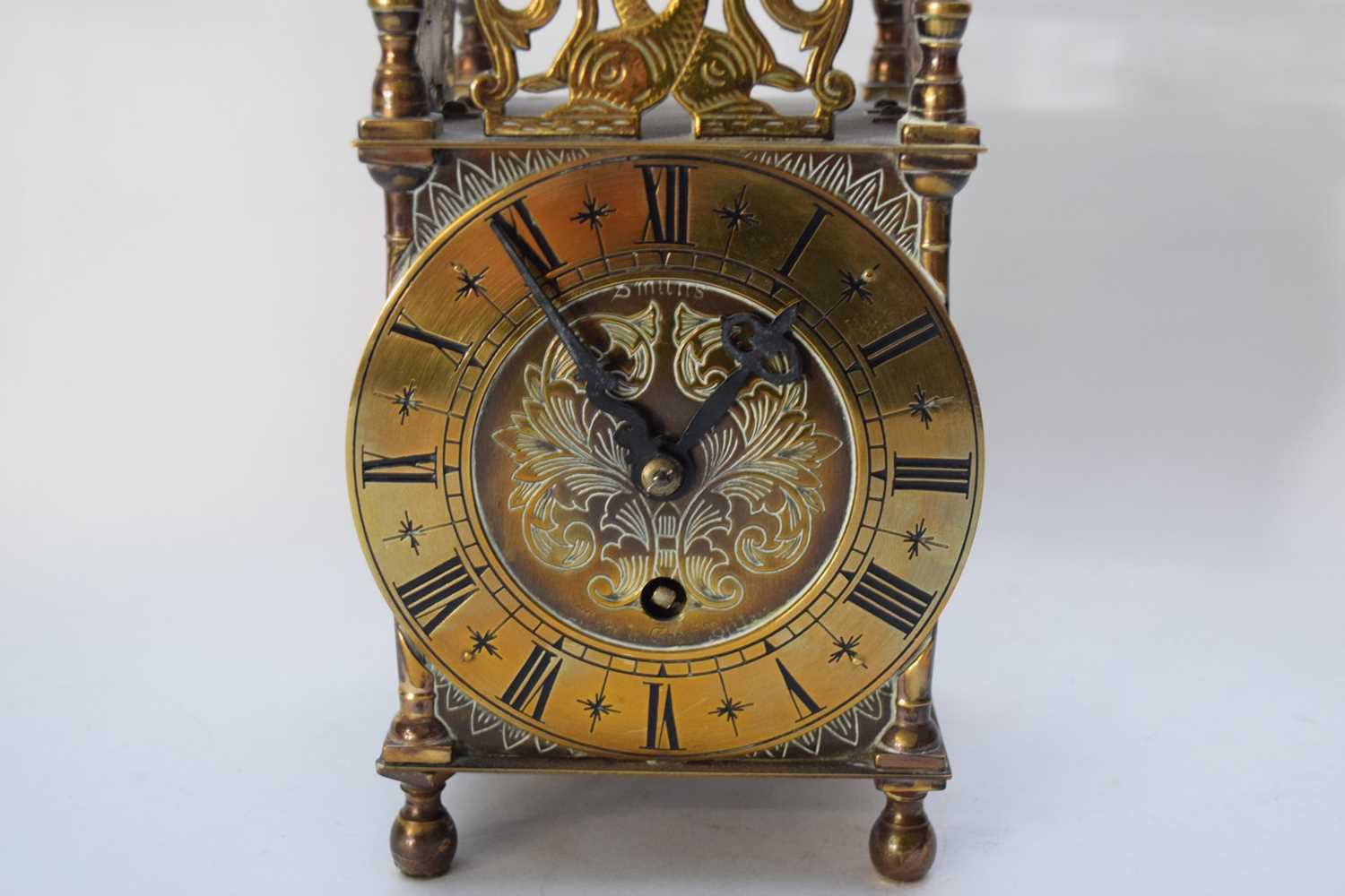 Lantern clock made by Smiths - Image 2 of 6