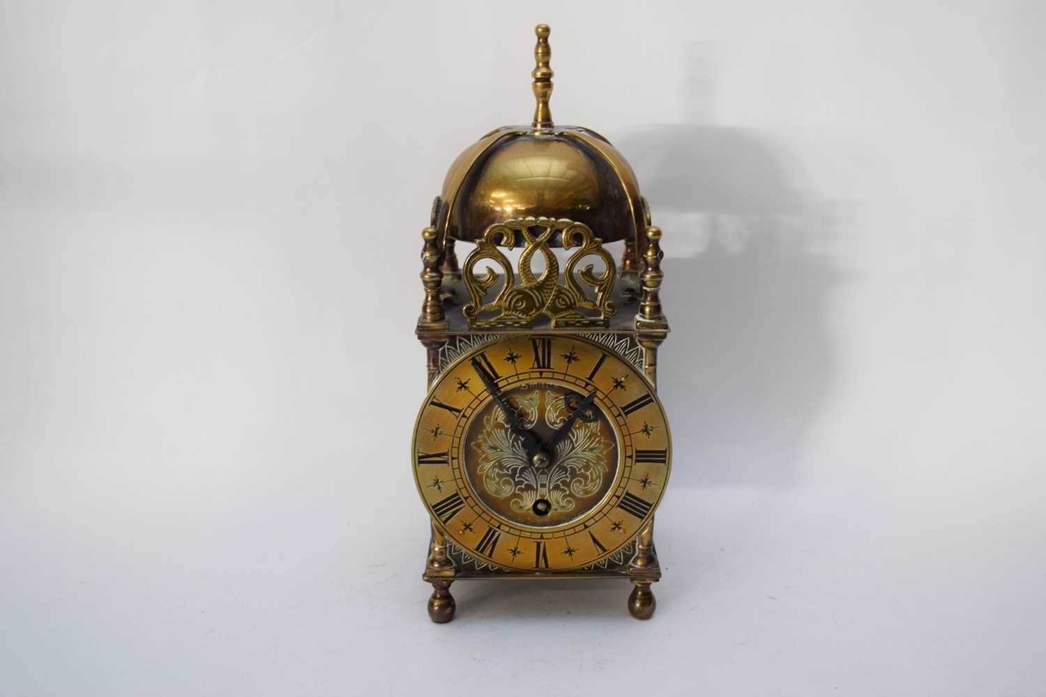Lantern clock made by Smiths