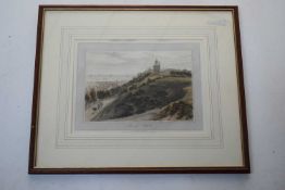 William Daniell (British 19th Century), Lowestoft, Suffolk. Aquatint, signed . 13x17ins