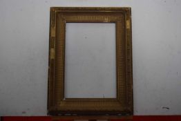 Rectangle frame with concave moulding and ornamentation. 24x17ins. Approx.