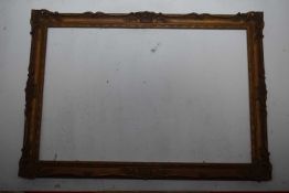 Gilt frame with running pattern. 39x22.5ins. Approx.