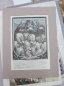 7 handcoloured reprints of medical subjects. Hand-coloured etchings. 8x11.5ins (smallest), 9.5ins