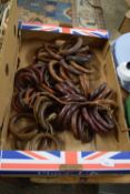 BOX OF CURTAIN RINGS