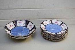 QUANTITY OF IMPERIAL WEDGWOOD DECORATED PLATES AND BOWLS