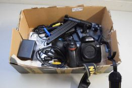 NIKON CAMERA TOGETHER WITH VARIOUS ACCESSORIES