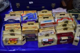 COLLECTION OF VARIOUS BOXED TOY VEHICLES TO INCLUDE LLEDO, DAYS GONE BY ETC PLUS PROMOTIONAL ROYAL