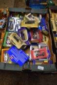 BOX OF LLEDO, DAYS GONE BY, TOY VEHICLES ETC