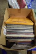 BOX OF ASSORTED RECORDS AND SINGLES