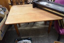 VICTORIAN STAINED PINE PEMBROKE TABLE