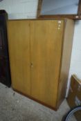 MID-CENTURY TEAK TWO DOOR CUPBOARD