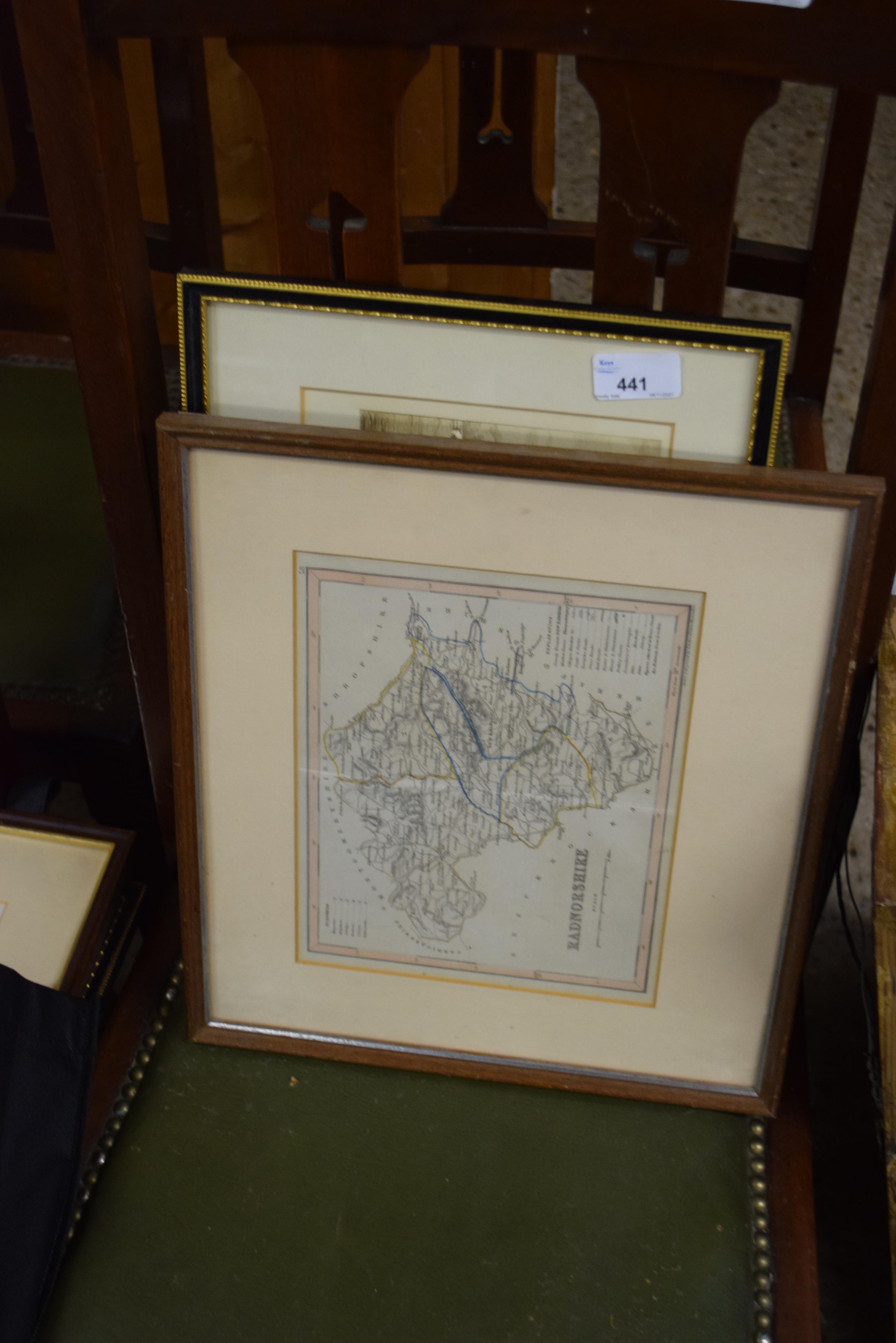 MIXED LOT OF FRAMED PICTURES TO INCLUDE ROSALL FROM THE CRICKET FIELD ENGRAVING, FRAMED MAP OF - Image 3 of 4