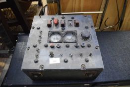 VINTAGE CONTROL BOX, POSSIBLY FOR AN AIRCRAFT