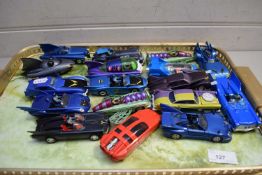 COLLECTION OF CORGI TOY CARS, PRINCIPALLY BATMAN