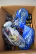 MIXED LOT OF MARVEL AND OTHER PLASTIC TOYS