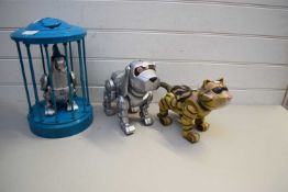 CHINESE TEKNO ROBOTIC DOG, A FURTHER QUEST ROBOTIC CAT AND A ROBOTIC POLLY PARROT (3)