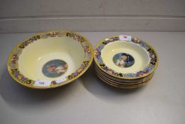 COLLECTION OF BOWLS DECORATED 'MY LADY FRUITS' PATTERN