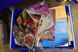 BOX OF VARIOUS COOKERY BOOKS ETC