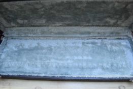 BLACK TRAVELLING CASE FOR A MUSICAL INSTRUMENT, 100CM LONG
