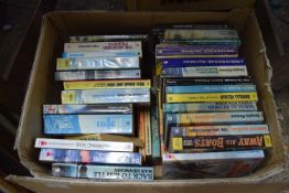 BOX OF PAPERBACK BOOKS TO INCLUDE A GOOD RANGE OF DOUGLAS REEMAN AND OTHERS