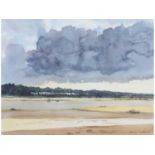 James Bucknill (British, 1928-2015) Holkham Sands, Watercolour, signed. 9.5x12.5