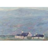 Ronald Olley (British, 20th Century), Snowdonia, Oil on canvas, signed. 24x33.5ins