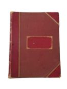 English School, 19th Century, A large sketchbook belonging to the Hunt family, containing finely