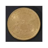 America's First $20 gold coin dated 1894