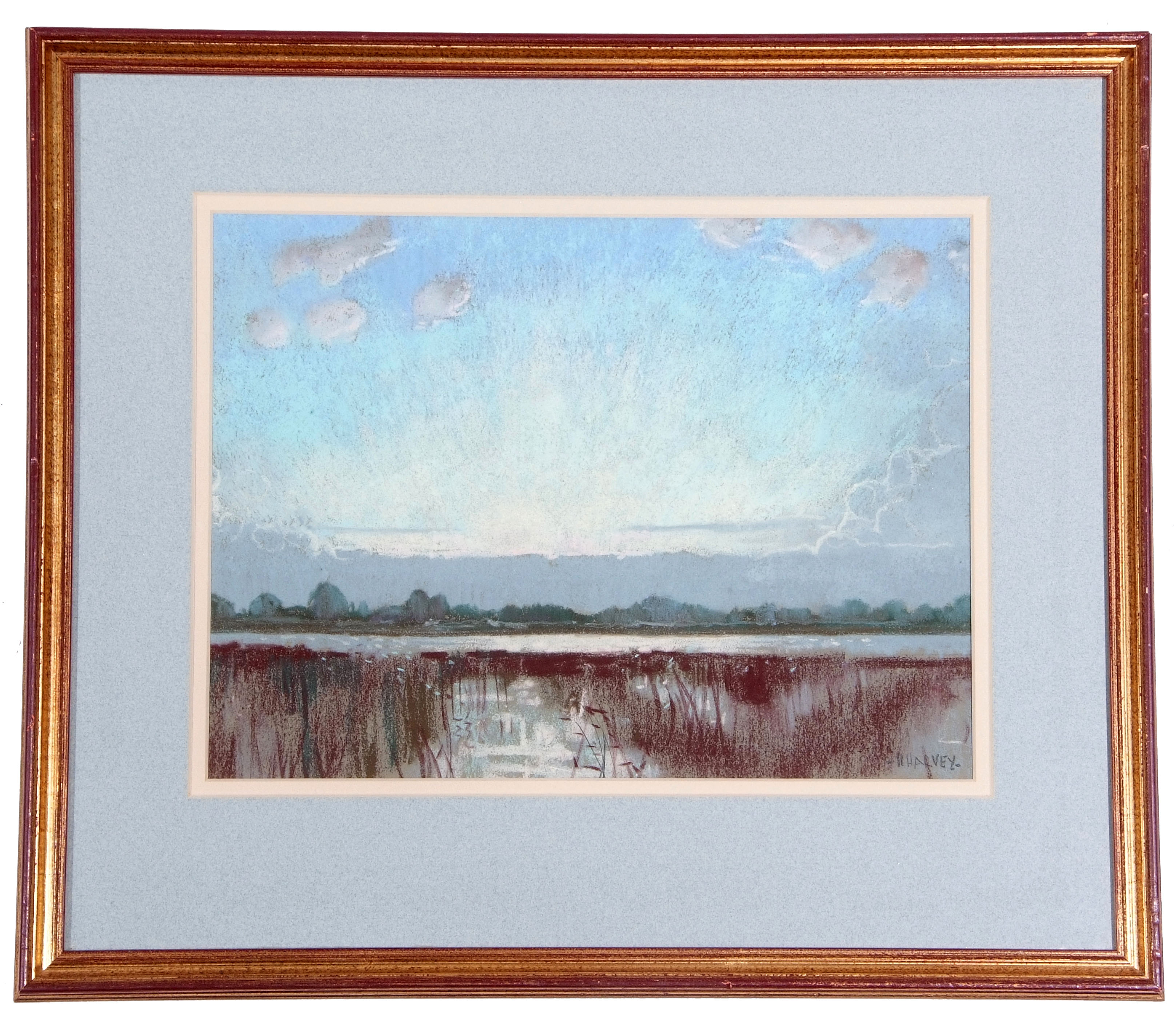 Henry Harvey, (British Contemporary), Sunset, Pastel, signed. 9x12ins - Image 2 of 2