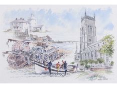 Martin Sexton (British, b.1941 -), Views of Cromer, Original Watercolour, signed by the artist and a