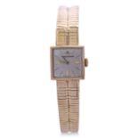 Ladies third quarter of 20th century hallmarked 9ct gold cased wrist watch - Jaeger -le-Coultre,