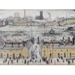 Stephen Laurence Lowry (British 1887-1976), Britain at Play., Offset lithograph in colours,