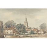 Arthur Edward Davies (British, 1893-1988), A group of Norwich Cityscapes, including St Faith's
