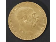 Austrian 100 Corona coin dated 1915