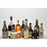Box: various old unidentified Wines & Spirits