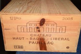 12 bt Ch Haut Bages Liberal Pauillac 2005