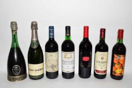 Seven various bottles of Wine, comprising: 1 bt 2007 Rioja Crianza, Wine Society 1 bt 2006 Rioja