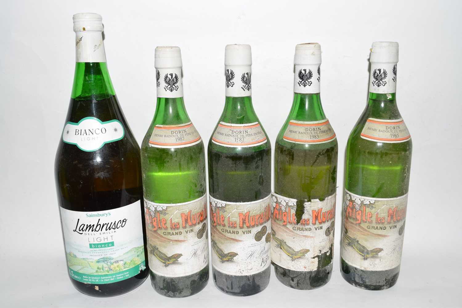Selection of Wines, comprising: 2 bts 1987 Aigle Les Murailles White, Switzerland 1 bt 1985 Aigle
