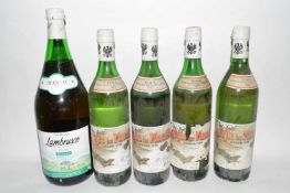 Selection of Wines, comprising: 2 bts 1987 Aigle Les Murailles White, Switzerland 1 bt 1985 Aigle