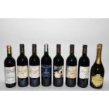 8 various bottles of Wine, comprising: 1 bt 1994 Madiran Dom des Bories 5 bts1987 Madiran 1 bt