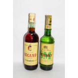1 ltr Decano Solero Brandy, t/w 1 ltr S&M Blended Whisky