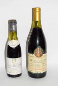 1 bt 1989 Monthelie Tastevinage; t/w 1 hlf 1986 Cotes de Nuits Villages, Mommesin (2)