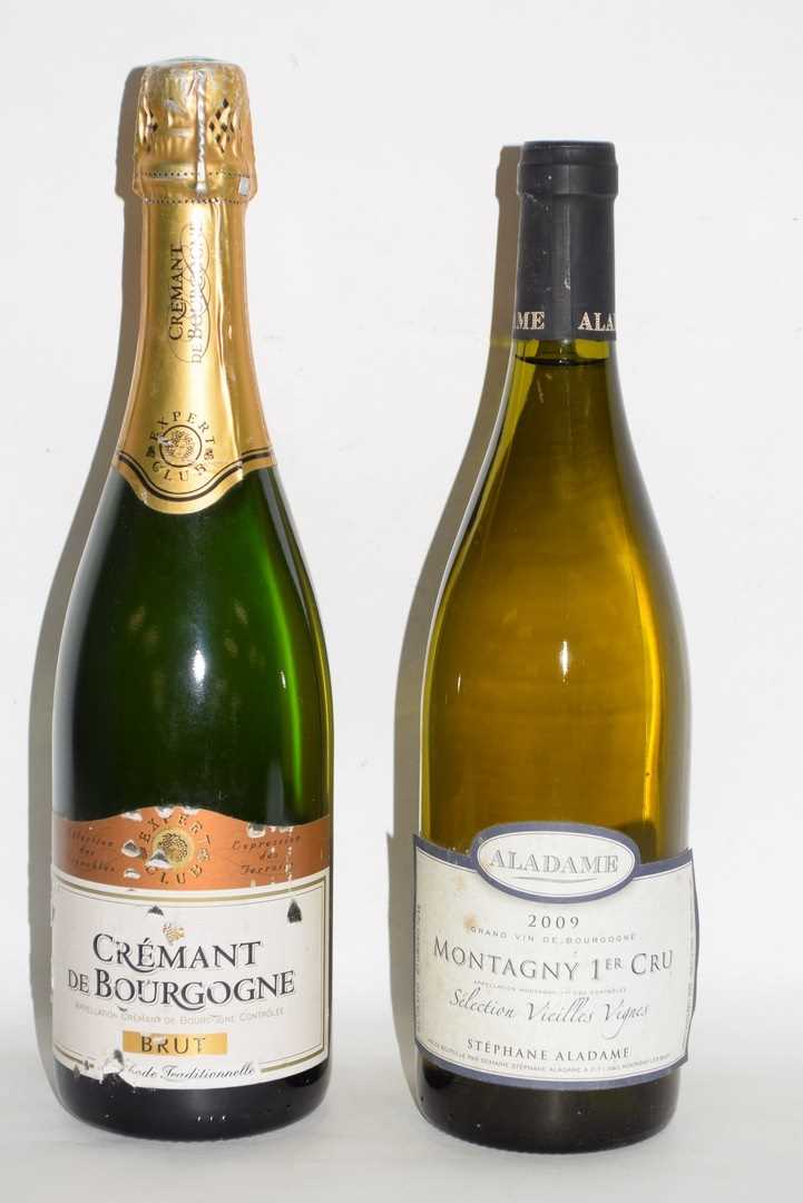 1 bt 2009 Montagny 1er Cru Vieille Vignes, Aladame; t/w 1 bt NV Cremant de Bourgogne (2)