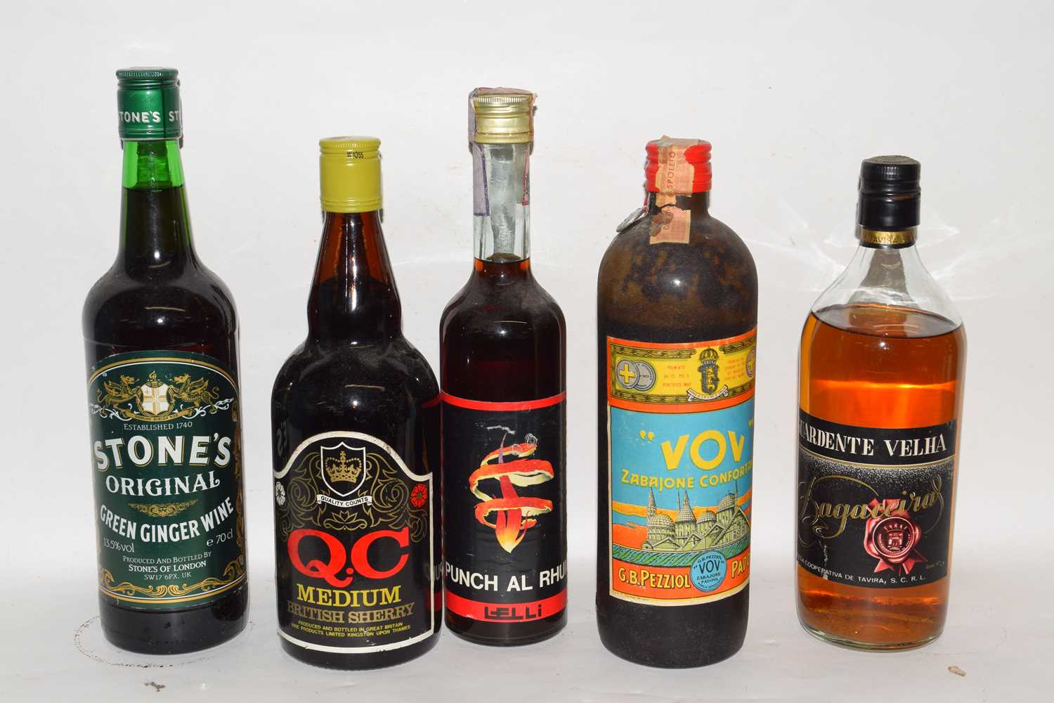 5 x various Spirits & fortified Wines