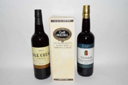 Three various Sherries, comprising: 1 bt Croft Original (boxed) 1 bt Waitrose Pale Cream Sherry 1 bt