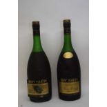 Two botttles of Remy Martin fin champagne Cognac (2)