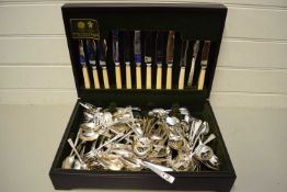 ARTHUR PRICE CANTEEN OF SILVER PLATED CUTLERY PLUS VARIOUS OTHER UNRELATED CUTLERY