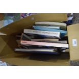 BOX OF MIXED BOOKS TO INCLUDE ANTIQUES INTEREST