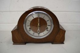 SMITHS ENFIELD OAK CASED MANTEL CLOCK