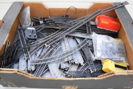 BOX OF MODEL RAILWAY TRACK