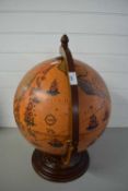 GLOBE FORM DRINKS CABINET